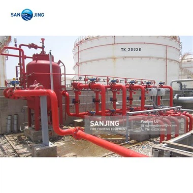 Procedimiento de llenado del tanque de vejiga de espuma