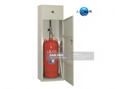 Sistema de supresión de incendios HFC-227EA de tipo gabinete